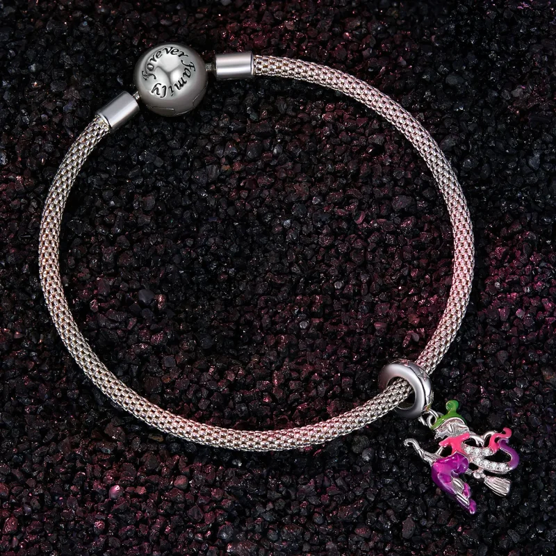 (zdjęcie do) Pandora Style Luminescencyjny zawieszka czarownicy w stylu Pandora - SCC2608 - Wyświetl 3