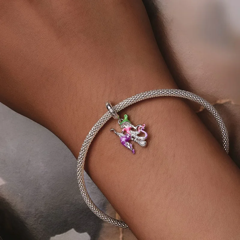 (zdjęcie do) Pandora Style Luminescencyjny zawieszka czarownicy w stylu Pandora - SCC2608 - Wyświetl 6