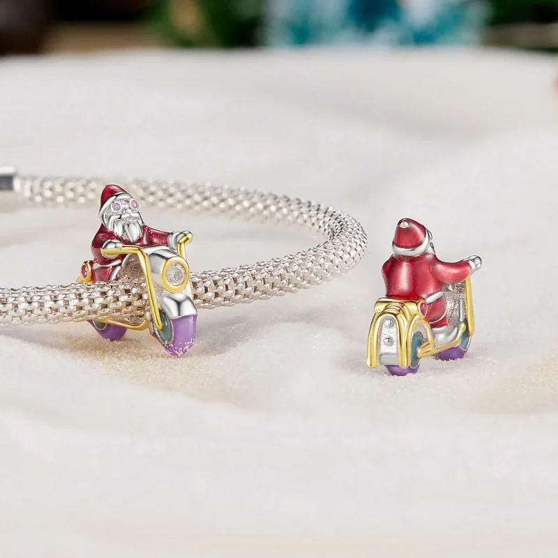(zdjęcie do) Pandora Style Luminous Santa Claus Is Here Charm - SCC2645 - Wyświetl 4