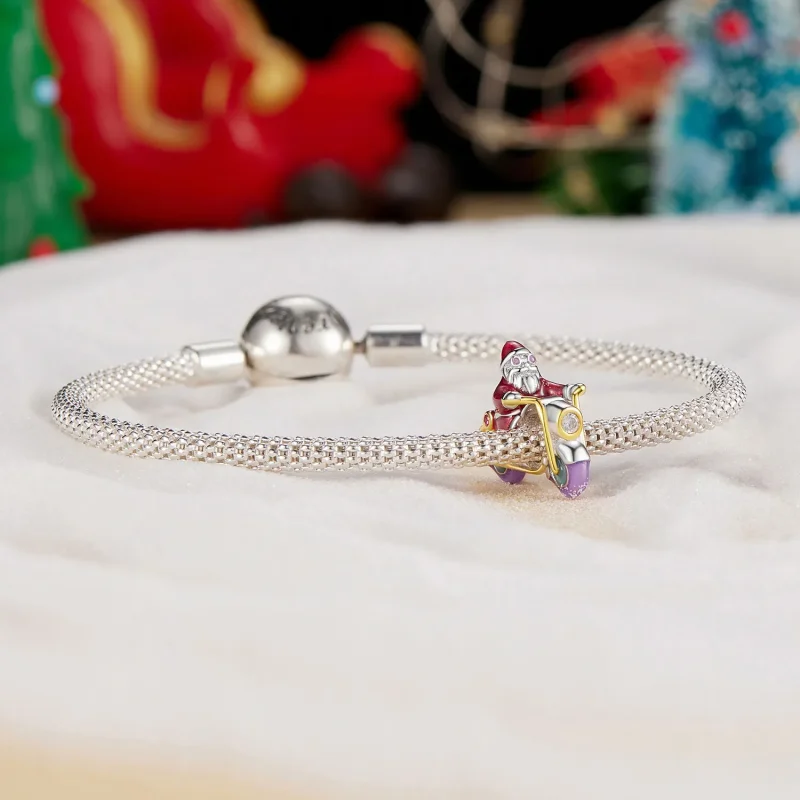 (zdjęcie do) Pandora Style Luminous Santa Claus Is Here Charm - SCC2645 - Wyświetl 5