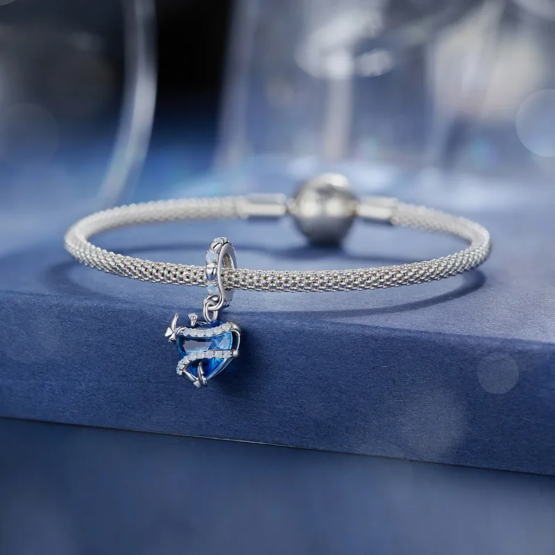 (zdjęcie do) Pandora Style Magic Heart Dangle - SCC2535 - Wyświetl 3