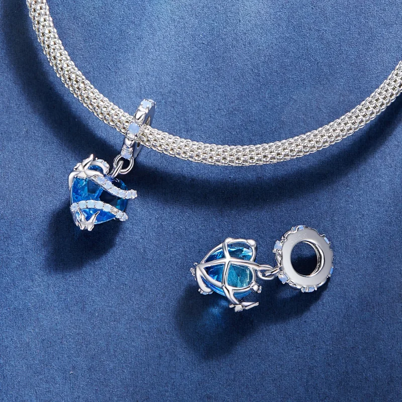 (zdjęcie do) Pandora Style Magic Heart Dangle - SCC2535 - Wyświetl 4