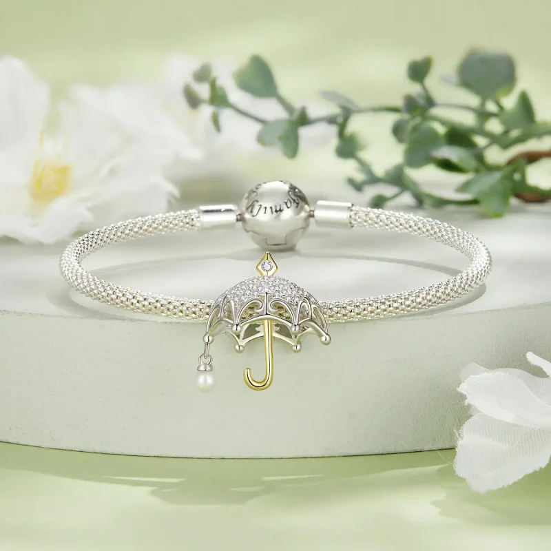 (zdjęcie do) Pandora Style Mały Charm Z Parasolem - BSC862 - Wyświetl 3
