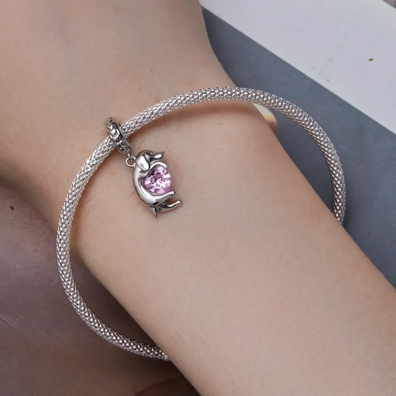(zdjęcie do) Pandora Style Mały Wisiorek Złotego Retrievera - BSC799 - Wyświetl 5