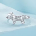 Pandora Style Mały Złoty Retriever Pierścionek - SCR952