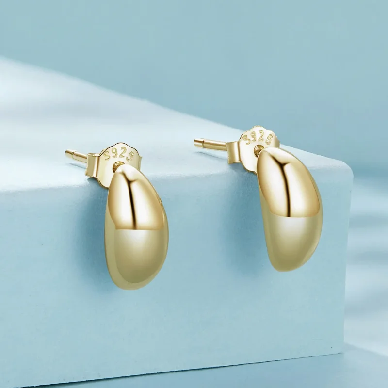 (zdjęcie do) Pandora Style Moon Studs Kolczyki - SCE1632-B - Wyświetl 2