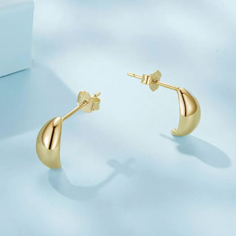 (zdjęcie do) Pandora Style Moon Studs Kolczyki - SCE1632-B - Wyświetl 3