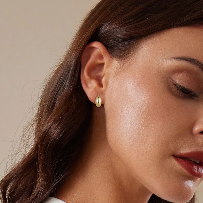 (zdjęcie do) Pandora Style Moon Studs Kolczyki - SCE1632-B - Wyświetl 6