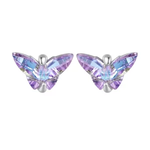 Pandora Style Motyl Nitkowy Kolczyki w Kształcie Śrubki - BSE797
