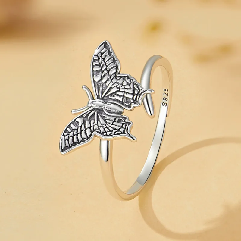 (zdjęcie do) Pandora Style Motyl Otwarty Pierścionek - SCR966-E - Wyświetl 2