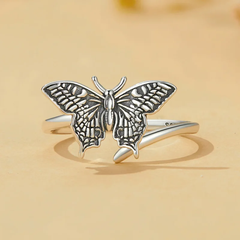 (zdjęcie do) Pandora Style Motyl Otwarty Pierścionek - SCR966-E - Wyświetl 3