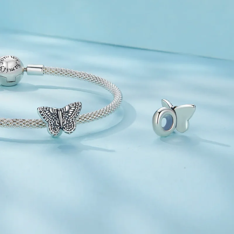 (zdjęcie do) Pandora Style Motyl Silikonowy Charm - SCC2551 - Wyświetl 4