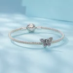 Pandora Style Motyl Silikonowy Charm - SCC2551
