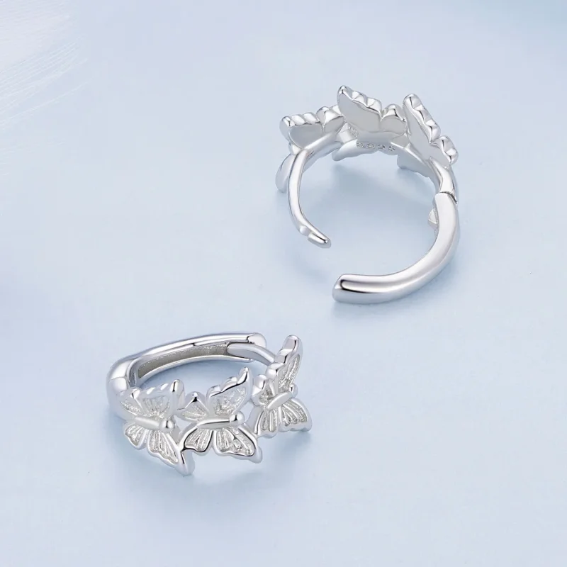 (zdjęcie do) Pandora Style Motyl Wiszące Kolczyki - BSE908 - Wyświetl 4