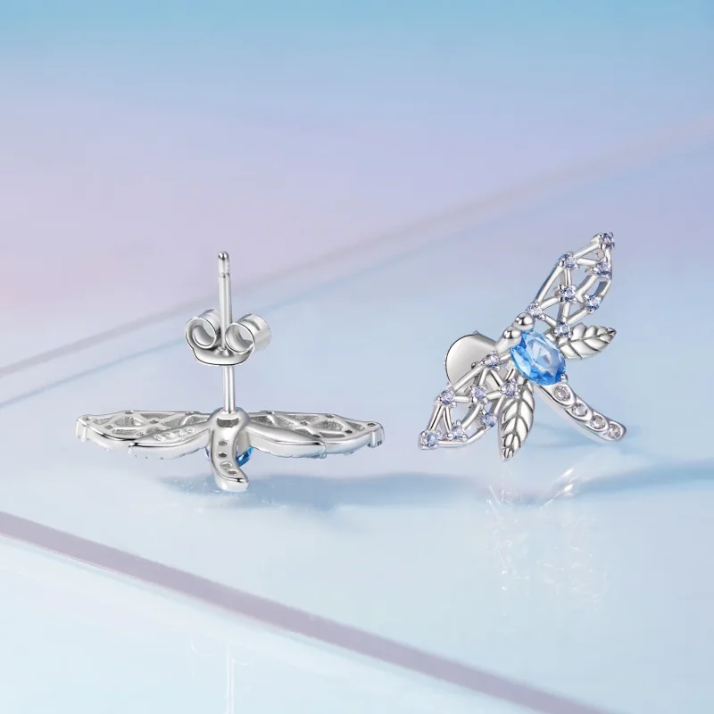 (zdjęcie do) Pandora Style Motylek Kolczyki Wkrętki - BSE874 - Wyświetl 4