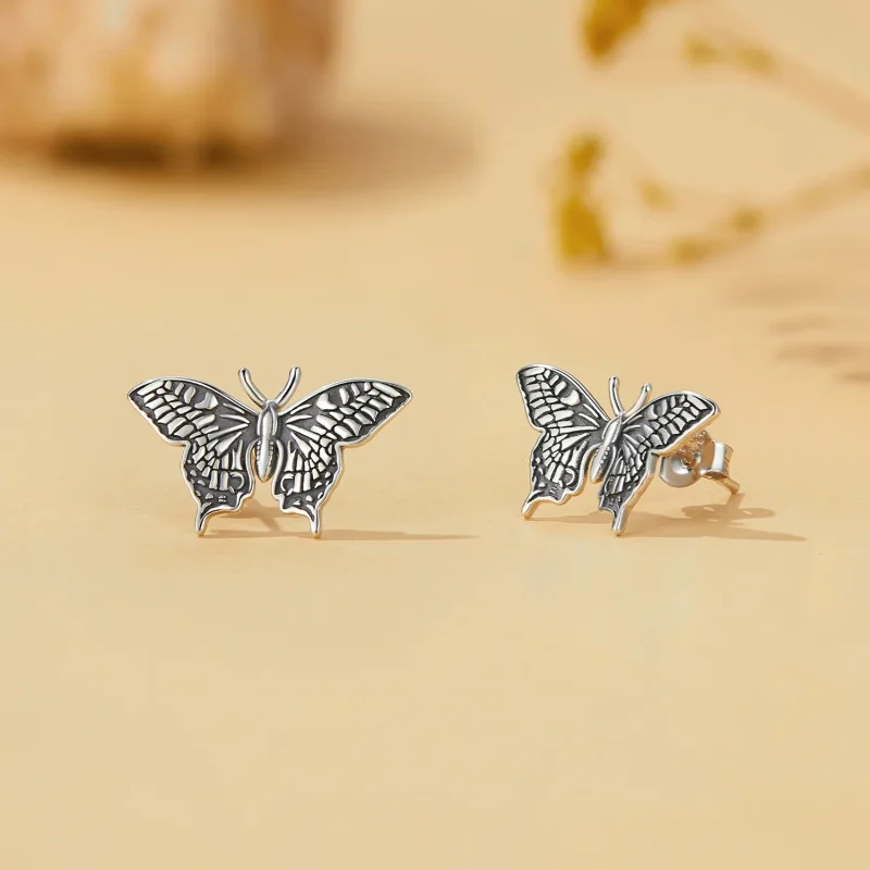 (zdjęcie do) Pandora Style Motylkowe Kolczyki Wkrętki - SCE1637 - Wyświetl 2