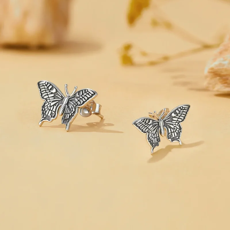 (zdjęcie do) Pandora Style Motylkowe Kolczyki Wkrętki - SCE1637 - Wyświetl 3