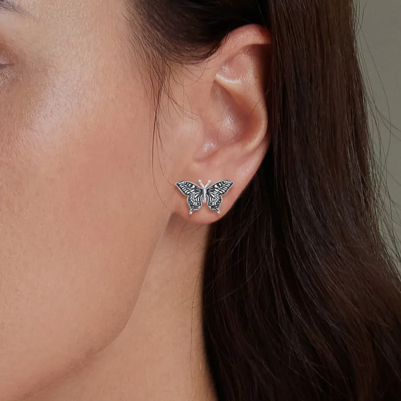 (zdjęcie do) Pandora Style Motylkowe Kolczyki Wkrętki - SCE1637 - Wyświetl 5