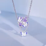 Pandora Style Motyw Motyla Zawieszka na Sznurku - SCC2460
