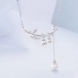 Pandora Style Naszyjnik Z Lilii Doliny - BSN357