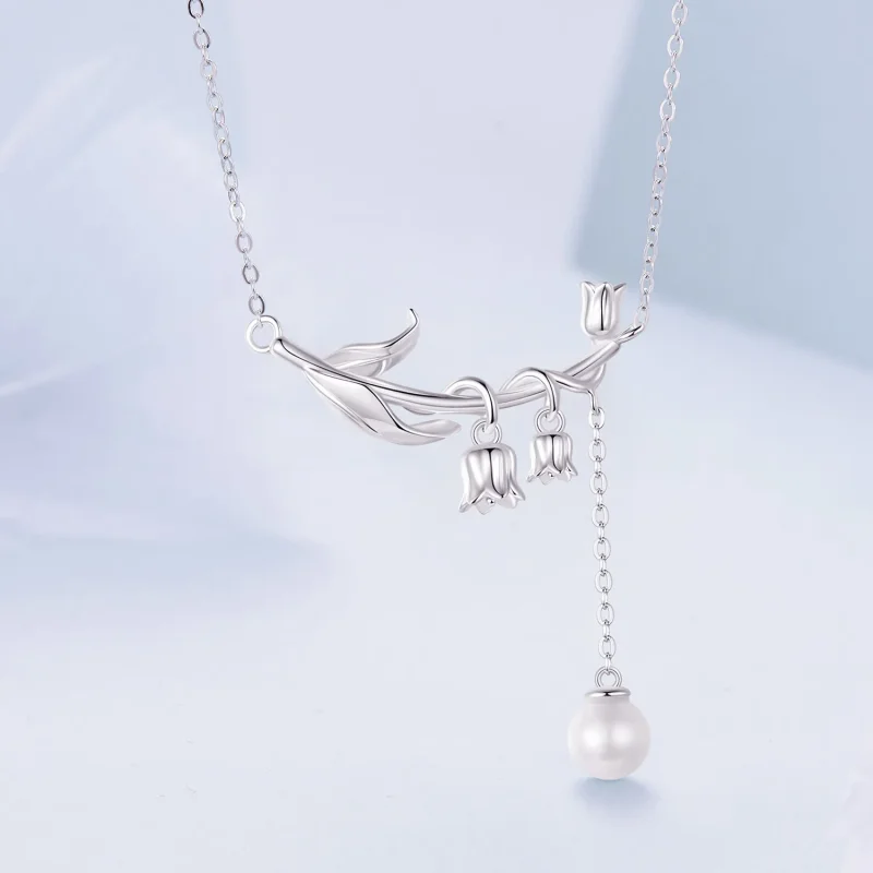 (zdjęcie do) Pandora Style Naszyjnik Z Lilii Doliny - BSN357 - Wyświetl 3