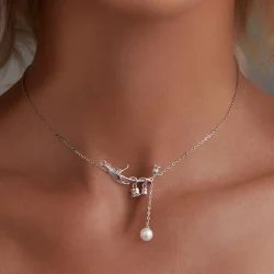 Pandora Style Naszyjnik Z Lilii Doliny - BSN357