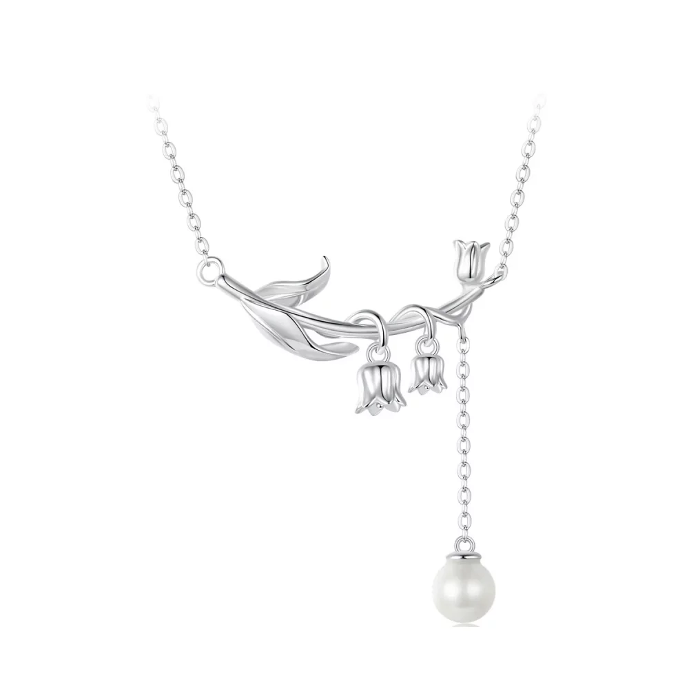 Pandora Style Naszyjnik Z Lilii Doliny - BSN357