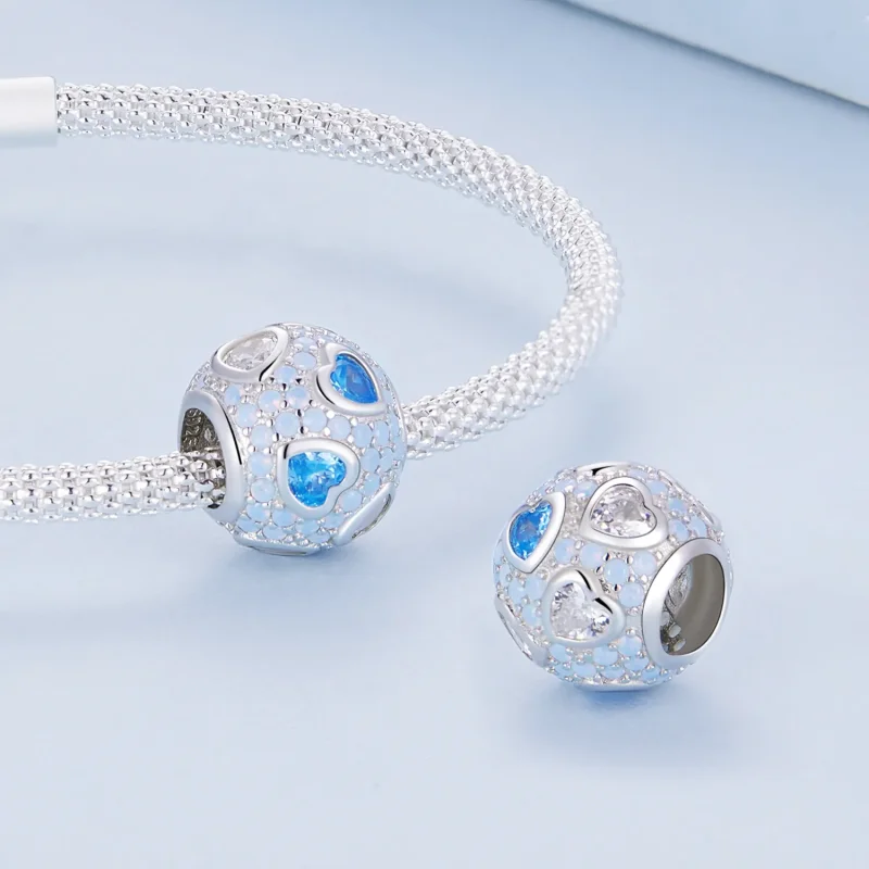 (zdjęcie do) Pandora Style Niebieska Charma - BSC794 - Wyświetl 4