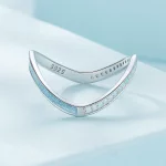 Pandora Style Niebieski Pierścień z Kością Życzeń - SCR945-LB