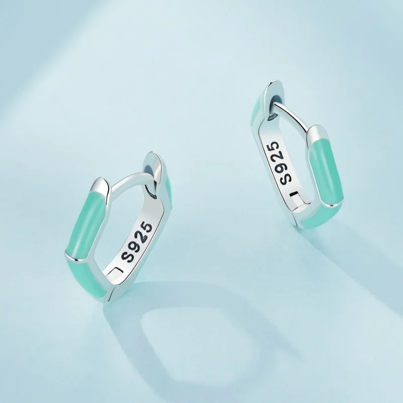 (zdjęcie do) Pandora Style Niebieskie Kolczyki Wisiorki z Błękitnym Diamentem - SCE1569-GN - Wyświetl 3