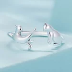 Pandora Style Otwarte Pierścień z Kotem - SCR917