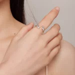 Pandora Style Otwarte Pierścień z Kotem - SCR917