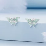 Pandora Style Oz Czarodziej Motylki Kolczyki w formie sztyftu - BSE828