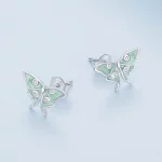 Pandora Style Oz Czarodziej Motylki Kolczyki w formie sztyftu - BSE828