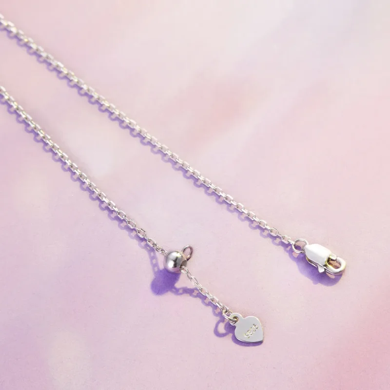 (zdjęcie do) Pandora Style Pansy Stretch Necklace - BSN336 - Wyświetl 4