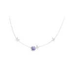 Pandora Style Pansy Stretch Necklace - BSN336