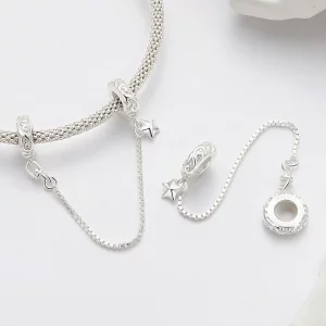 Pandora Style Pattern Bezpieczny Łańcuch - SCC2620