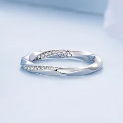 Pandora Style Pierścień Möbiusa - BSR457