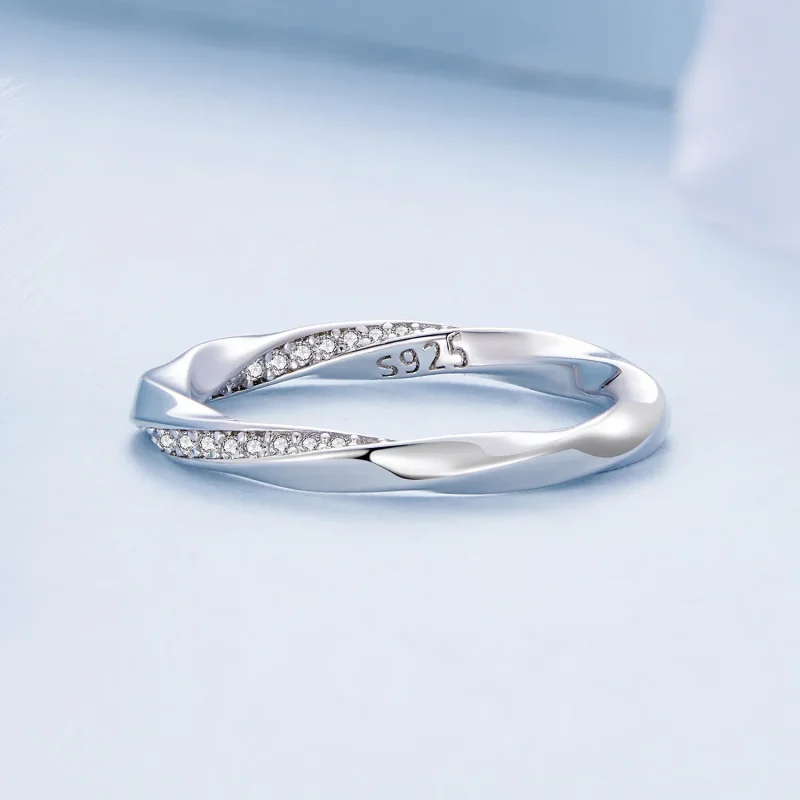 (zdjęcie do) Pandora Style Pierścień Möbiusa - BSR457 - Wyświetl 3