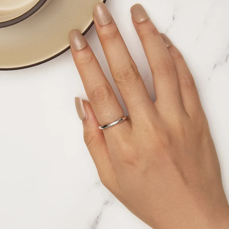 (zdjęcie do) Pandora Style Pierścień Möbiusa - BSR457 - Wyświetl 5