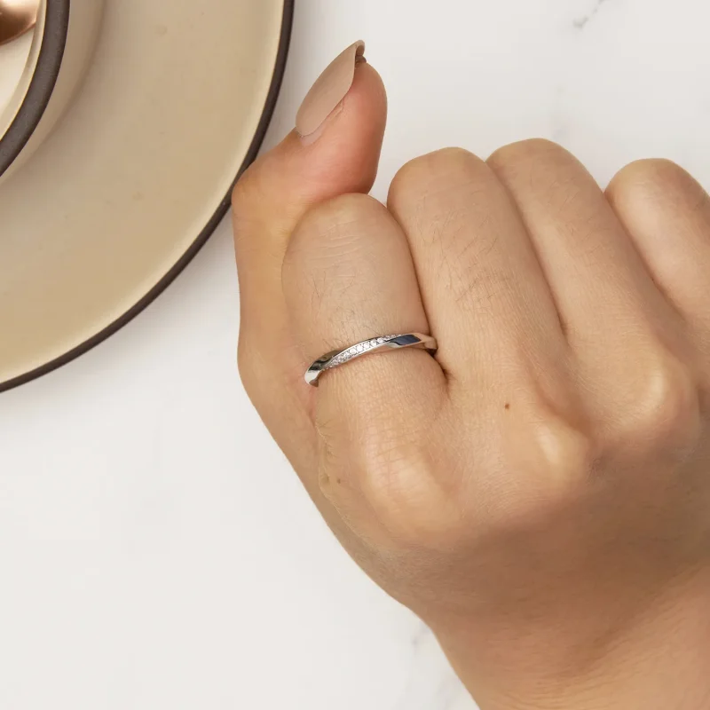 (zdjęcie do) Pandora Style Pierścień Möbiusa - BSR457 - Wyświetl 6