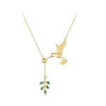 Pandora Style Pozdrowienia Kolibra - Naszyjnik z srebra 925 - SCN217-B