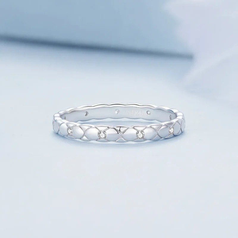 (zdjęcie do) Pandora Style Prosty Jedno-pierścieniowy Pierścień - BSR425 - Wyświetl 3