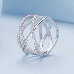 Pandora Style Prosty Pierścień Samsara - BSR396