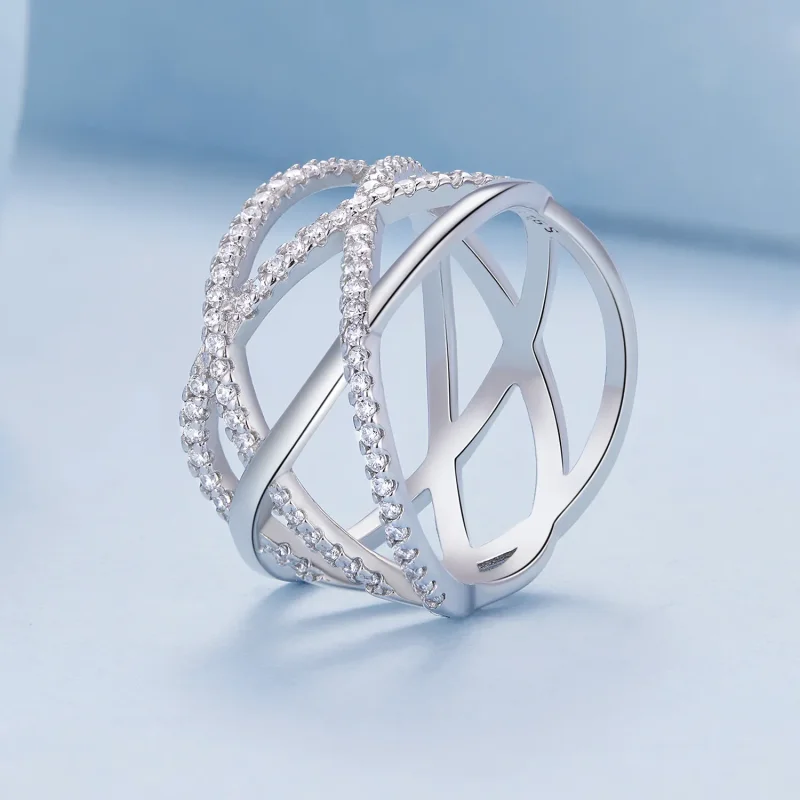 (zdjęcie do) Pandora Style Prosty Pierścień Samsara - BSR396 - Wyświetl 2