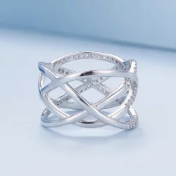Pandora Style Prosty Pierścień Samsara - BSR396
