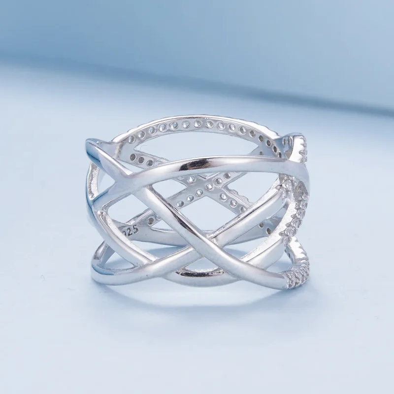 (zdjęcie do) Pandora Style Prosty Pierścień Samsara - BSR396 - Wyświetl 4