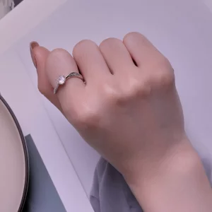 Pandora Style Prosty Pierścień Wiązany - BSR420