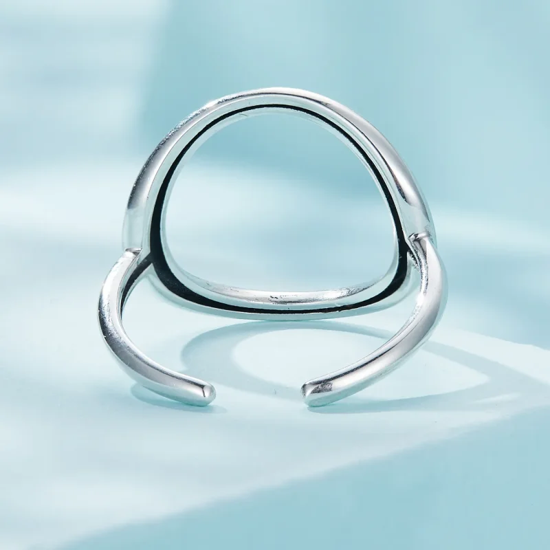 (zdjęcie do) Pandora Style Prosty Pierścień z Otwartym Symbol Samsary - SCR919 - Wyświetl 4