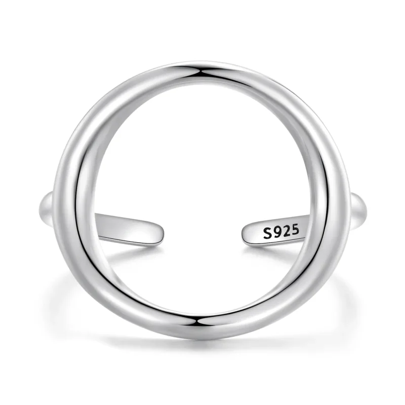 (zdjęcie do) Pandora Style Prosty Pierścień z Otwartym Symbol Samsary - SCR919 - Wyświetl 8